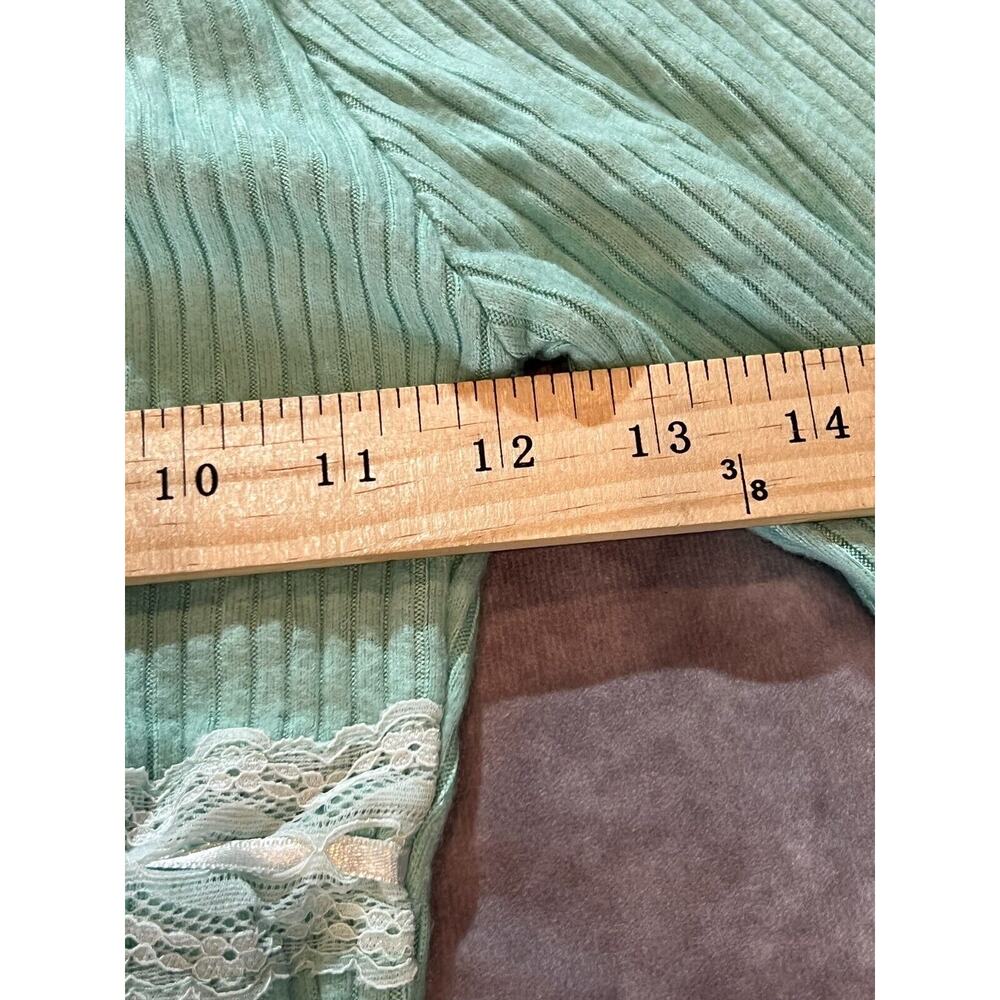 NWT Kimchi Blue Women's Gianna Ribbed Off-The-Shoulder Lace-Inset Top Size Small - Picture 6 of 7